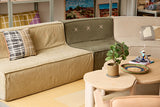 Curved Quadrant Soft Sofa - Large Single (800 radius, 45 degree)