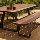Stirrup Outdoor Bench - Work