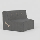 (Cover Only) Curved Quadrant Soft Sofa - Large Single (800 Radius, 45 degree)