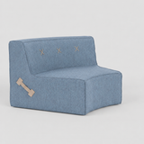 Curved Quadrant Soft Sofa - Large Single (800 radius, 45 degree)