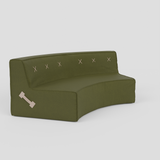 (Cover Only) Curved Quadrant Soft Sofa - Double