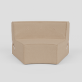 (Cover Only) Curved Quadrant Soft Sofa - Large Single