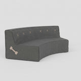 (Cover Only) Curved Quadrant Soft Sofa - Double