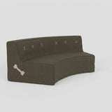 (Cover Only) Curved Quadrant Soft Sofa - Double