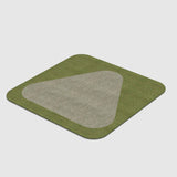 Budbili (Possum Skin Rug) Junior Rug - Pack of 2 (Solid & Inverse)