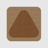 Budbili (Possum Skin Rug) Junior Rug - Pack of 2 (Solid & Inverse)