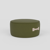 Curved Quadrant Soft Modular Sofa - Round Ottoman