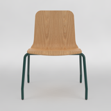 Guwal Veneer Chair on Glides - Senior
