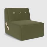 Refurbished Quadrant Soft Single Sofa - (Select your own fabric)