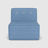 Standard Quadrant Soft Modular Sofa - Single - Denim