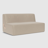 Refurbished Quadrant Soft Double Sofa - (Select your own fabric)