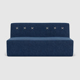Refurbished Quadrant Soft Double Sofa - (Select your own fabric)