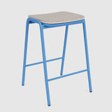 Jake Medium Stool Upholstered