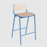 Jake Medium Stool Upholstered With Back
