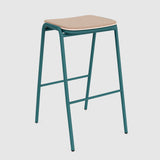 Jake High Stool Upholstered