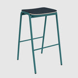 Jake High Stool Upholstered