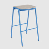 Jake High Stool Upholstered