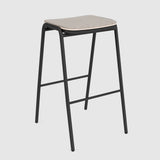 Jake High Stool Upholstered