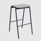 Jake High Stool Upholstered
