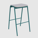 Jake High Stool Upholstered