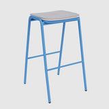 Jake High Stool Upholstered