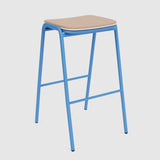 Jake High Stool Upholstered