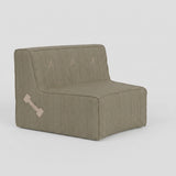 (Cover Only) Curved Quadrant Soft Sofa - Small Single (1200 Radius, 30 degree)