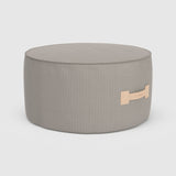 Curved Quadrant Soft Modular Sofa - Round Ottoman