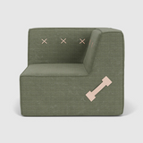 ReHome Quadrant Soft Sofa - Corner - Green Nomad