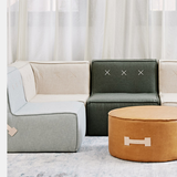 Refurbished Quadrant Soft Corner Sofa - (Select your own fabric)