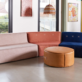 Curved Quadrant Soft Modular Sofa - Double