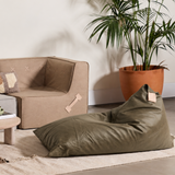 Bean Bag Cover - Olive Leather