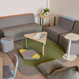Ngalawa (Sit) Junior Modular Sofa Curved - Round Ottoman