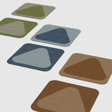 Budbili (Possum Skin Rug) Junior Rug - Pack of 2 (Solid & Inverse)