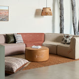 Curved Quadrant Soft Modular Sofa - Double