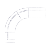 Curved Quadrant Soft Sofa - Large Single