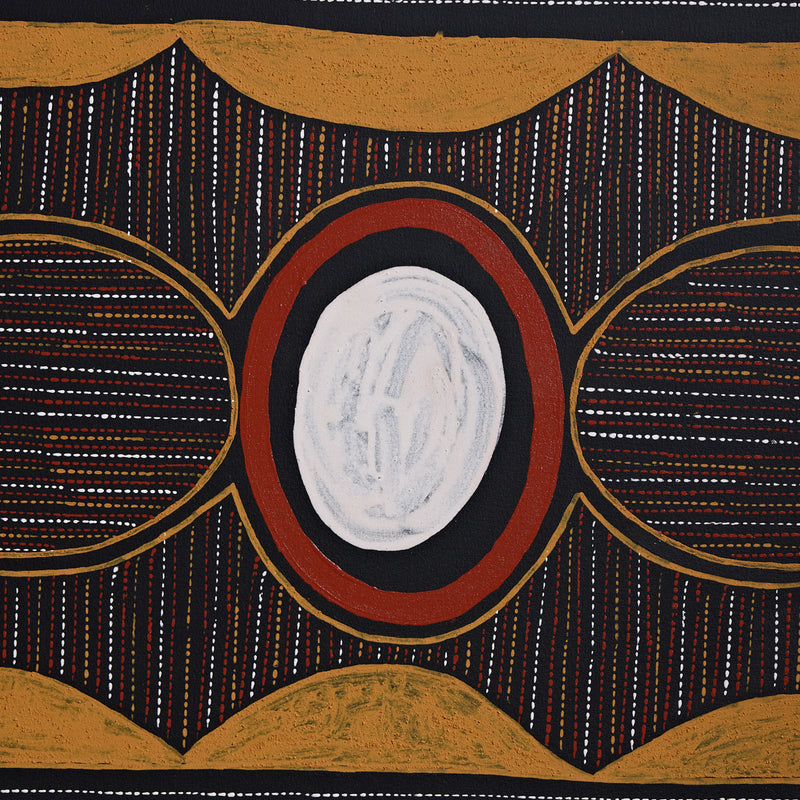 Ochre Painting - Kulama by Andrew John Tipungwuti