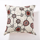 Dali Dyalgala Meeting Places 1 Floor Cushion by Penny Evans