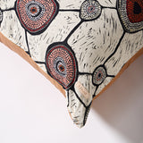 Dali Dyalgala Meeting Places 1 Floor Cushion by Penny Evans