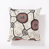 Dali Dyalgala Meeting Places 1 Scatter Cushion by Penny Evans