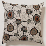 Dali Dyalgala Meeting Places Floor Cushion by Penny Evans