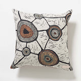 Dali Dyalgala Meeting Places 2 Scatter Cushion by Penny Evans