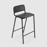 Jim Medium Outdoor Stool With Back (650H)