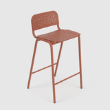 Jim Medium Outdoor Stool With Back (650H)