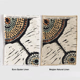 Meeting Places Linen Fabric by Penny Evans - dali dyalgala (by the metre)