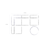 Quadrant Soft Modular Sofa Setting