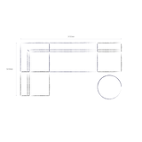 Quadrant Soft Modular Sofa Setting