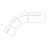 Quadrant Soft Modular Sofa Setting