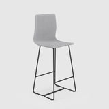 Sled Base Medium Bar Stool With Back