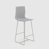 Sled Base Medium Bar Stool With Back